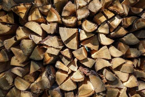 Pile Of Wood Firewood Woods Log Hacked Sawn