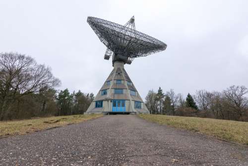 Radio Telescope Parabolic Seti Research Satellite
