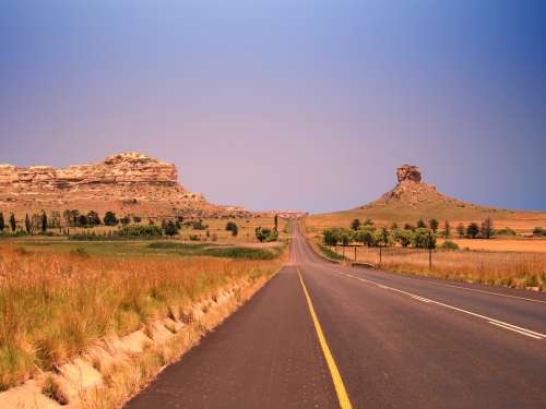 Road Travel Landscape Outdoors Journey Desert