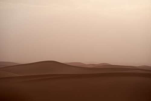 Sandstorm Trueb Desert Sand Landscape Nature