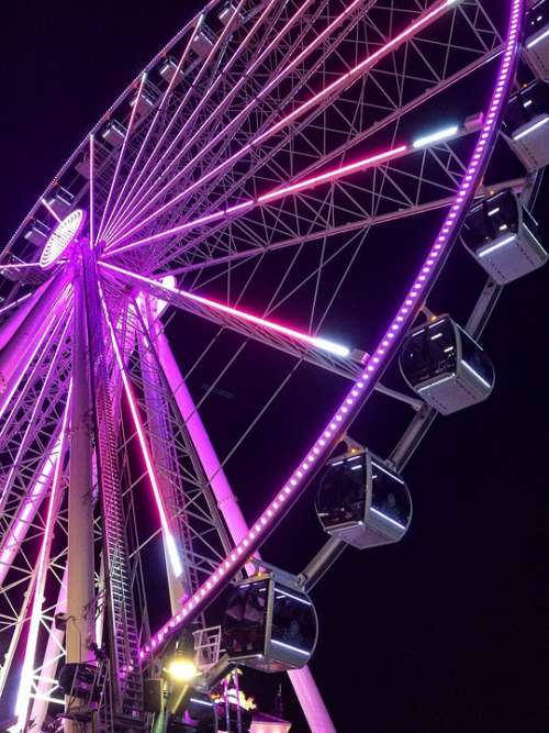 Sky Wheel Ferris Wheel Fair Skyline Tourism
