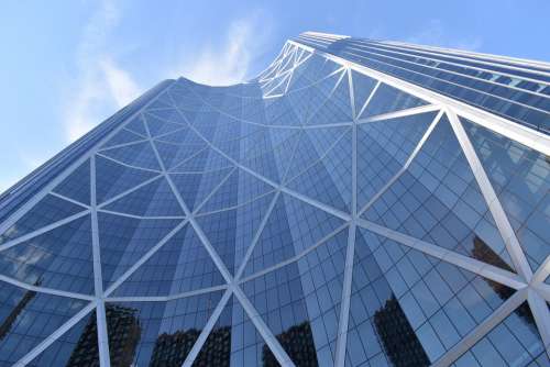 Skyscraper Building Architecture Calgary Alberta