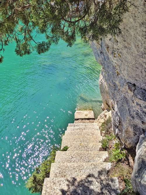 Staircase River Verdon Paradise Nature Reflection