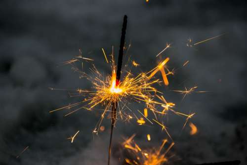 Star Splashes Silvester Fireworks Sparkle Star