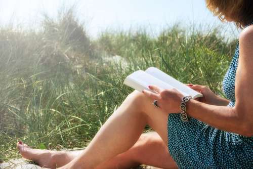 Stress-Free Dune Grass Book Read Sun Coast