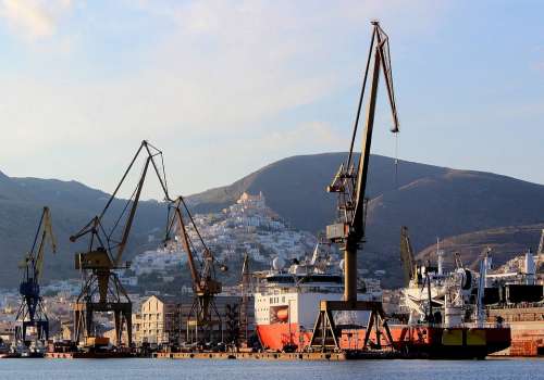 Syros Yard Neorio Nautical Shipping Ship Yards