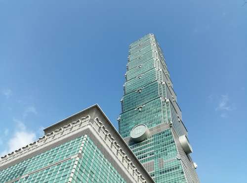 Taiwan Downtown Skyscraper