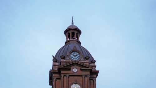 Tower Clock Monument Sky Building Capital