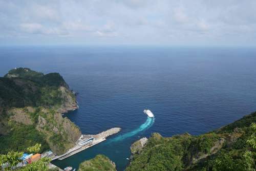 Ulleung Do Island South Korea Sea Travel Island