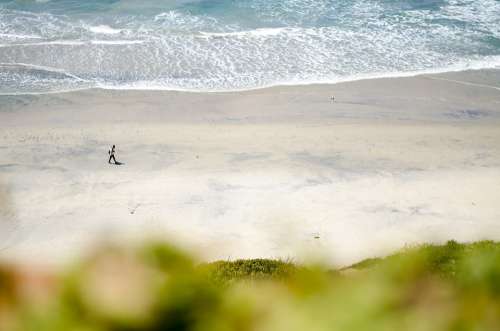 Usa California San Diego Del Mar Beach Loneliness