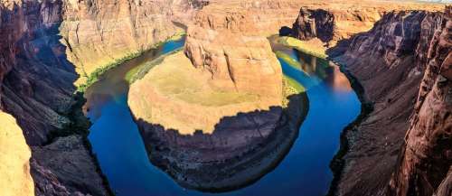 Usa Arizona Horshoe Bend Colorado River Page