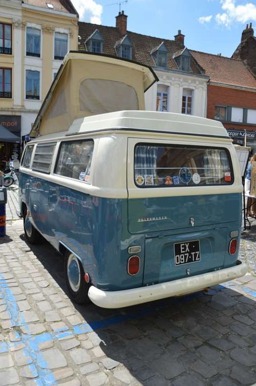 Volkswagen Combi Van Transport Vehicle Vw Retro