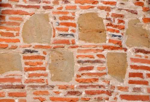Wall Bricks And Stones Masonry Structure