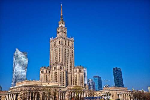 Warsaw Building Architecture City Poland Old