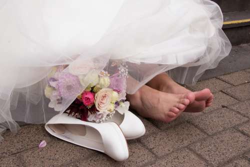 Wedding Feet Shoes Bride Shoe Dress Wedding Shoes