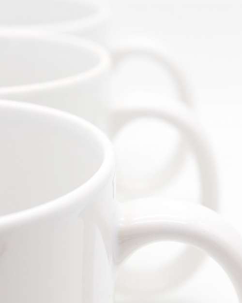 White Coffee Mug Coffee Mug Cup Minimalist