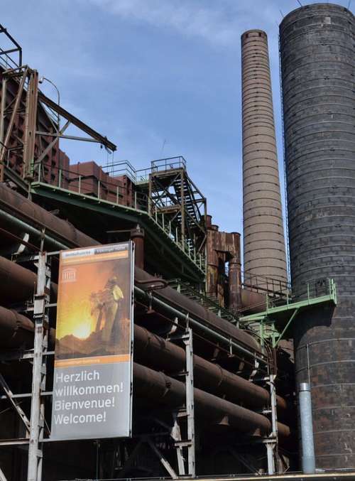 World Heritage Völklingen Heavy Industry Screw
