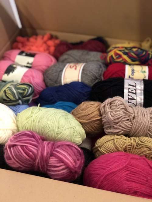 Wrap Yarn Wool Strikketips Fiber Hobby Thread