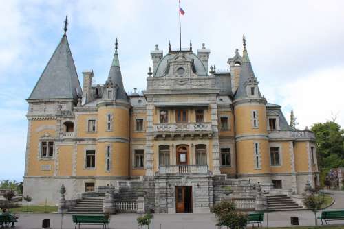 Yalta Crimea Russia Showplace Castle Noble