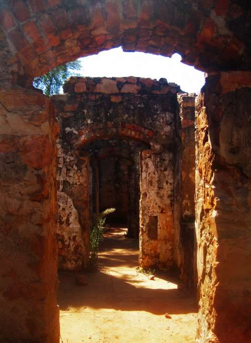Arched Doorways In Inner Fort Ruins