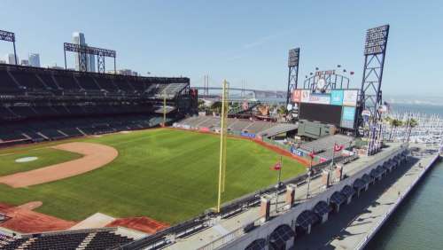 AT&T Park baseball stadium sports field