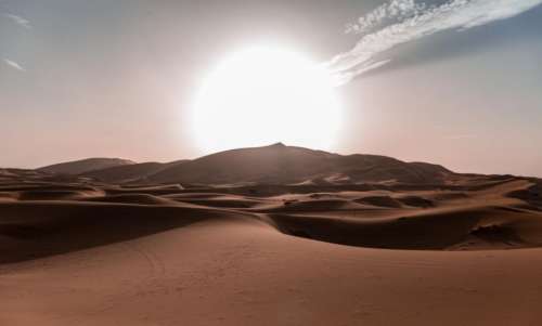 nature landscape sand desert sun