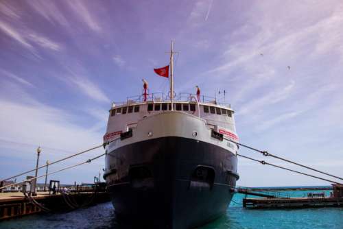 boat ship water ocean sea