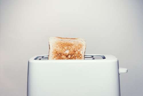 toaster toast bread food breakfast