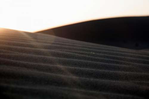 sand mountain landscape sunlight sky