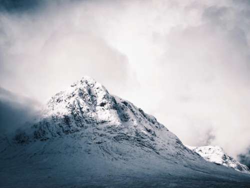 mountains snow landscape nature cold