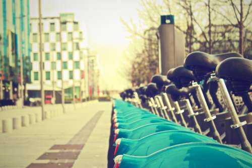 bikes bicycles streets city urban