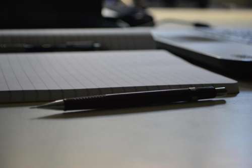 paper pen write study desk