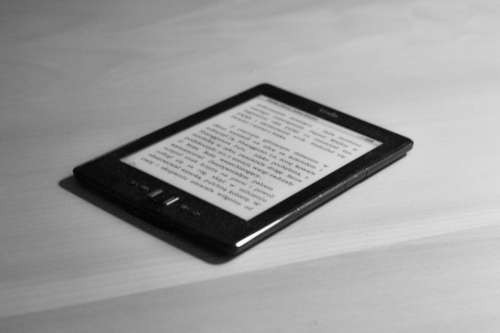 kindle book e-reader reading technology