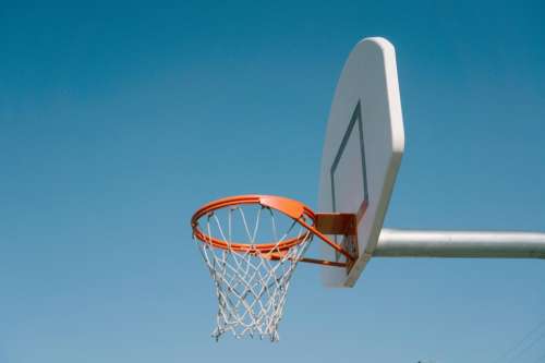 sports basketball hoops ring sky