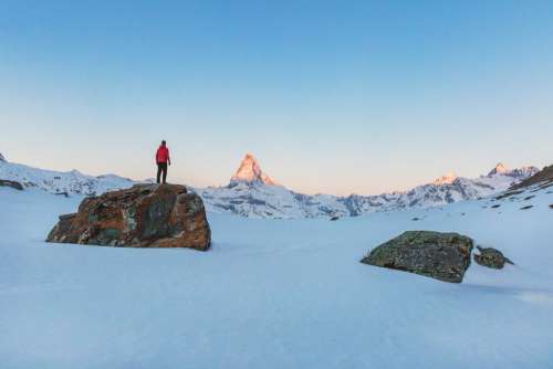 mountain highland cloud sky summit