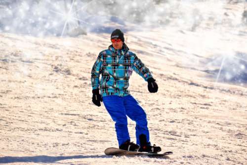 snowboarder sport snow ski cold