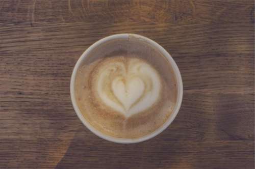 coffee latte cappuccino milk froth