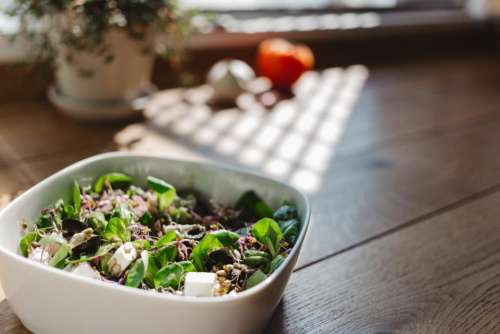 vegetable salad food health green
