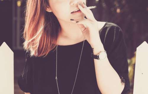 girl woman smoking cigarette people