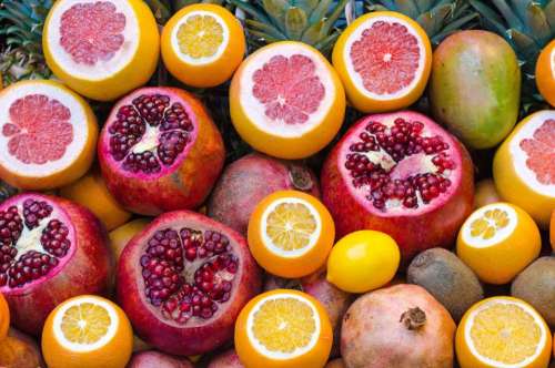 fruits orange citrus juice vitamins