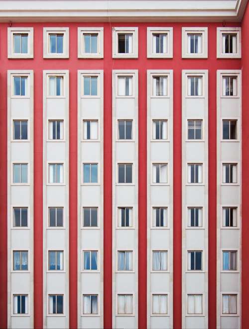 architecture building apartment windows condominium