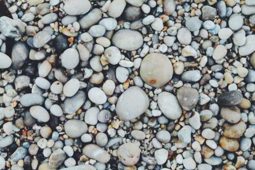 pebbles beach stone rocks nature
