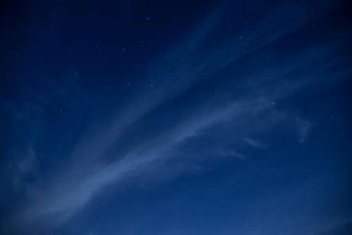 nature sky clouds night constellations