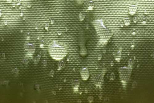 clothing water droplets fabric wet