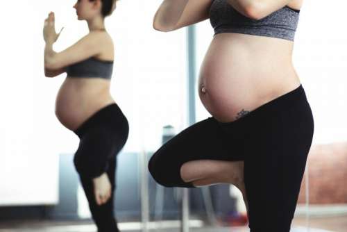 pregnant woman exercise physical fitness