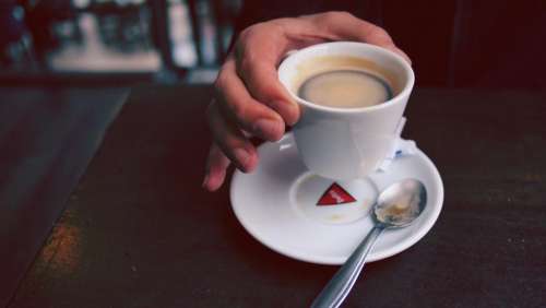 coffee espresso cup hands cafe