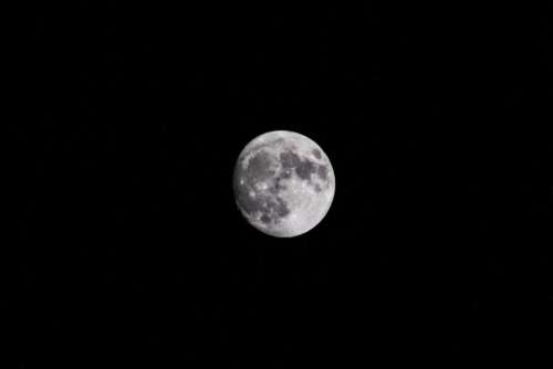 moon dark night photography space