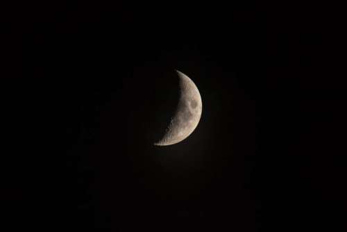 dark night moon light