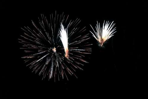 fireworks sparks party fire light