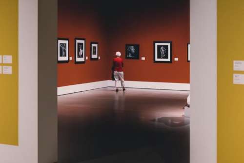 alone solo art gallery museum